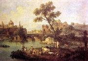 Landscape with River and Bridge ZAIS, Giuseppe